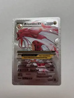 M Gyarados EX Ultra Rare Silver Foil Fan Art Display Card Mint/NM - Image 1