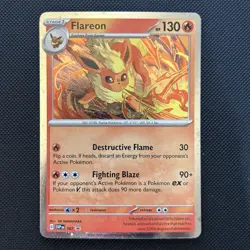 Flareon SVP 167 Black Star Promo Prismatic Evolutions Pokemon Card NM - Image 2