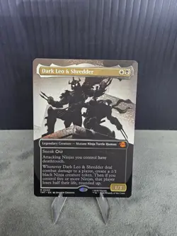 MTG Dark Leo & Shredder (Borderless) M 0220 Teenage Mutant Ninja Turtles M/NM - Image 1