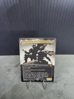 MTG Dark Leo & Shredder (Borderless) M 0220 Teenage Mutant Ninja Turtles M/NM - Image 4