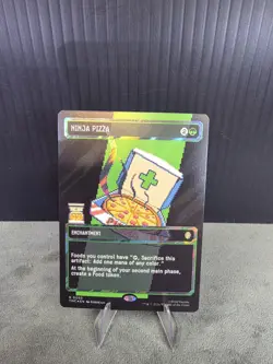 Ninja Pizza R 0093 Borderless Surge Foil Commander: Teenage Mutant Ninja Turtles - Image 1