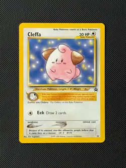 Cleffa 31 Black Star Promo Pokemon Card WOTC Promo NM - Image 1