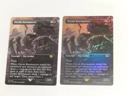 MTG Magic The Gathering 2X Orcish Bowmasters Borderless 1 FOIL Lord of the Rings - Image 2
