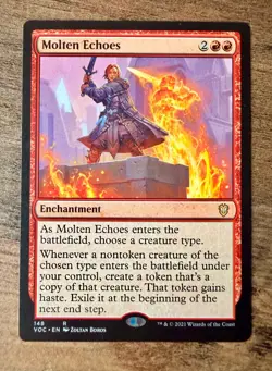 1x Molten Echoes - Innistrad: Crimson Vow NM MTG Magic the Gathering - Image 1