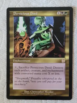 Pernicious Deed Apocalypse Regular Mtg NM - Image 1