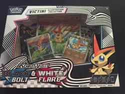 Pokemon Black Bolt & White Flare Unova Victini Illustration Collection Box - Image 1