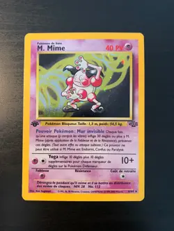 Carte Pokemon : M. Mime 6/64 Edition 1 Jungle Wizards Francaise - Image 1
