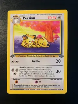 Carte Pokemon : Persian 42/64 Edition 1 Jungle Wizards Francaise - Image 1