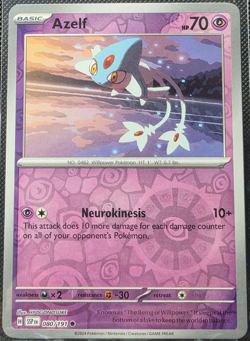 Azelf 080/191 Reverse Holo Surging Spark SSP NM/M Pokemon TCG - Image 1