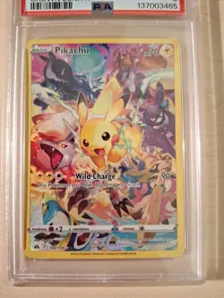 Pokemon Pikachu 160/159 Secret Rare PSA 9 TCG Crown Zenith Holo SWSH ⚡ Englisch - Image 2