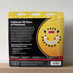 Pokemon Day 2026 Collection 30th Anniversary Pikachu Promo Sealed - Image 2