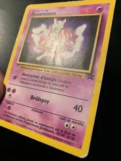 Carte Pokemon : Deuxmiaou 3 Promo Black Star Wizards Francaise - Image 2