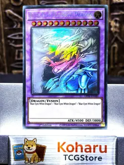 Yugioh Blue-Eyes Ultimate Dragon (Ghost Rare) GFP2-EN181 Ghosts from the Past NM - Image 1