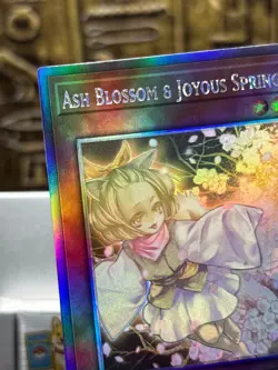 Yugioh Ash Blossom Joyous Spring RC04-AE009 Ghost rare Japanese -NM - Image 3