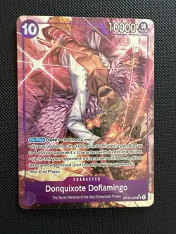 Donquixote Doflamingo Alt Alternate Art OP14-069 THE AZURE SEA'S SEVEN One Piece - Image 1