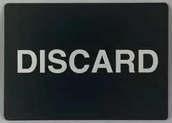 Disney Lorcana Black DISCARD Factory Error Misprint Into The Inklands Card SSP - Image 1