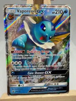 Vaporeon GX - SM172 - Pokemon Sun & Moon Promo Ultra Rare Card NM - Image 1
