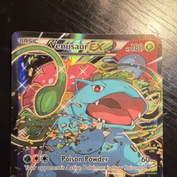 Venusaur EX Full Art Promo Pokemon TCG Card XY 123 Holo 180 HP Plant Basic - Image 2