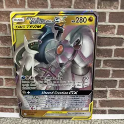 Pokemon TCG Arceus & Dialga & Palkia GX 156/236 Cosmic Eclipse Ultra Rare Card - Image 1