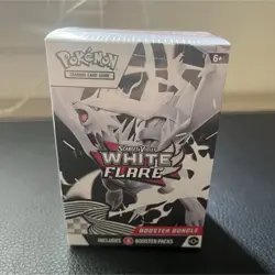 Pokemon Scarlet & Violet White Flare Booster Bundle Box 2024 Reshiram English - Image 1