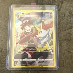 Pokemon Braixen TG01/TG30 Full Art Ultra Rare Holo Trainer Gallery - Image 1