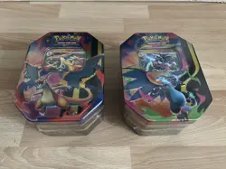 Pokemon TCG: Mega Charizard ex Tins X + Y - Set of 2 - BRAND NEW SEALED - Image 2