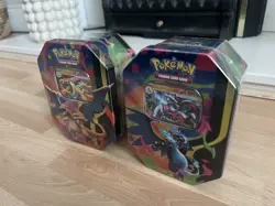 Pokemon TCG: Mega Charizard ex Tins X + Y - Set of 2 - BRAND NEW SEALED - Image 3