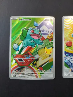 Pokemon First Partner Illustration Rare Kanto MEP Bulbasaur Charmander Squirtle - Image 2
