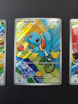 Pokemon First Partner Illustration Rare Kanto MEP Bulbasaur Charmander Squirtle - Image 3