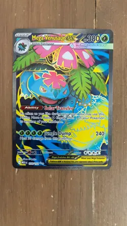 Mega Venusaur ex 155/132 Pokemon Mega Evolution Ultra Rare Near Mint - Image 1