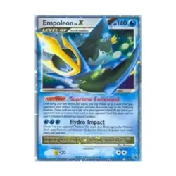 Pokemon Diamond and Pearl Promos Empoleon Lv.X (HR) #DP11 (Holo) Fair - Image 1