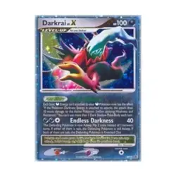 Pokemon Diamond and Pearl Promos Darkrai Lv.X (HR) #DP19 (Holo) Fair- - Image 1