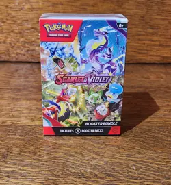 Pokemon Scarlet and Violet Base Set Booster Bundle FACTORY SEALED NEW 820650853371 - Image 1