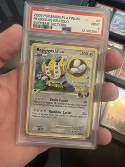 Pokemon Regigigas FB Supreme Victors Holo Rare #9 PSA 9 Mint - Image 1