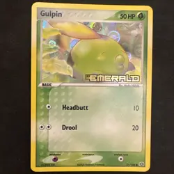 Gulpin 51/106 | EX Emerald | Stamped Reverse Holo | English Pokemon | LP - Image 1