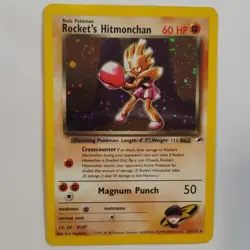 Pokemon Rocket's Hitmonchan Gym Heroes Holo Rare English Unlimited #011/132 2000 - Image 1