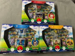*SEALED* Pokemon GO ~ Team Valor, Mystic and Instinct Special Collection Boxes - Image 1