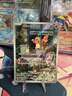 POKEMON CHARMANDER IR SCARLET AND VIOLET BLACK STAR PROMO #044 NM/M - Image 1