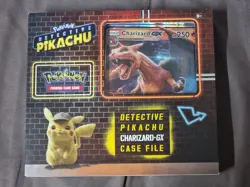 Pokemon TCG Detective Pikachu, Charizard GX Case File Box - Image 1