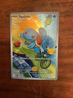 Pokemon 2026 First Partner Illustration Collection Series 1 Promo Squirtle NM - Image 1