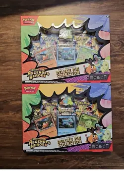 Pokemon Ascended Heroes First Partner Deluxe Pin Collection Lot Of 2 PREORDER - Image 1