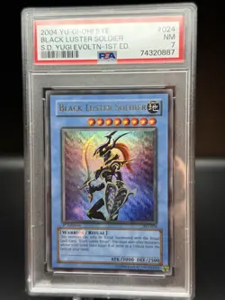 2004 YuGiOh Dark Magician SYE-001 1st Edition PSA 7 - Image 1
