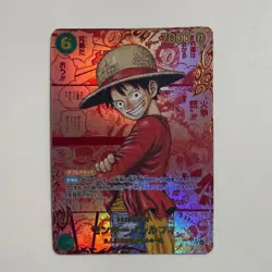 Carrying on His Will Luffy Red Manga Alt Art OP13-118 Japanese ONE PIECE Card JP - Image 1