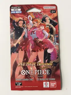 (HEAVY)🔥One Piece Heroines Edition EB 03 Sleeved Booster Pack (Factory Sealed) - Image 2