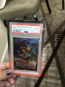 💎PSA 10 ARIEL ADVENTUROUS COLLECTOR ENCHANTED - 2025 FABLED DISNEY LORCANA EN 9 - Image 3