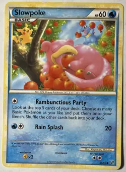 Pokemon Card Slowpoke 66/90 Undaunted Regular - Image 1