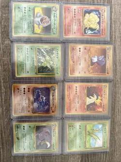 Vintage Japanese Pokemon Holo Cards Mint - Image 1