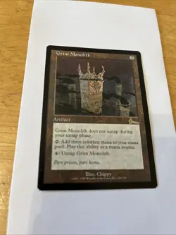 Grim Monolith – Urza’s Legacy (ULG) – LP – Reserved List – MTG - Cedh All Star - Image 1