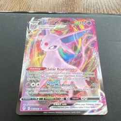 Pokemon Espeon VMAX 065/203 SWSH07 Evolving Skies Ultra Rare Full Art Holo Card - Image 1