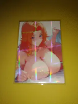 Rangiku Matsumoto Bleach Anime ACG Waifu custom Beauty Holo Card - Image 1